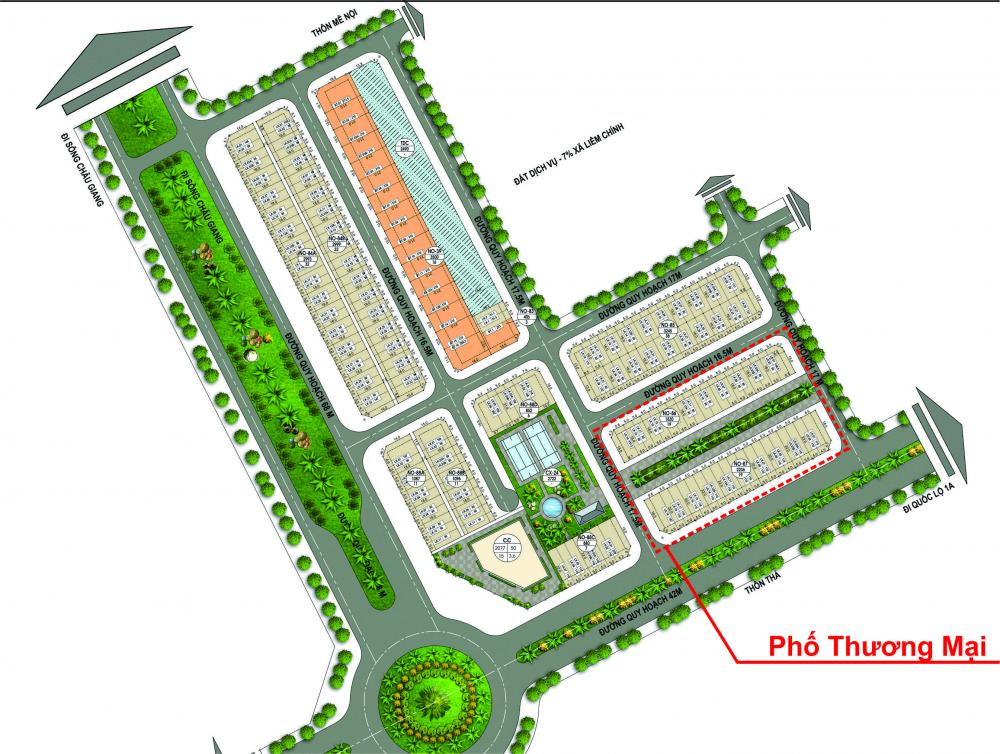 Khu nhà phố thương mại