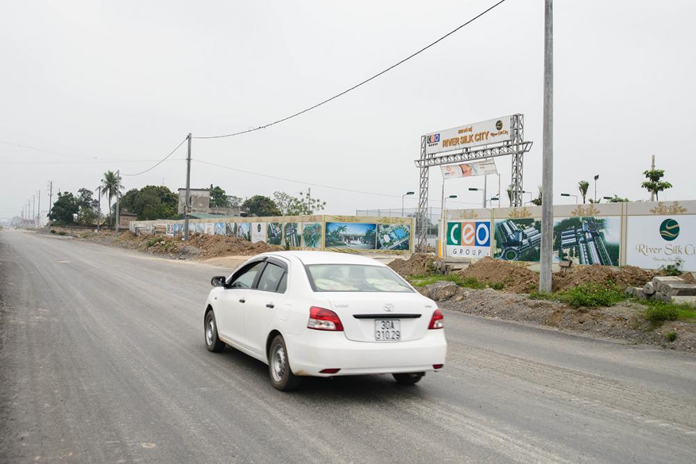 Hiện trạng đường 42m đi qua Khu đô thị