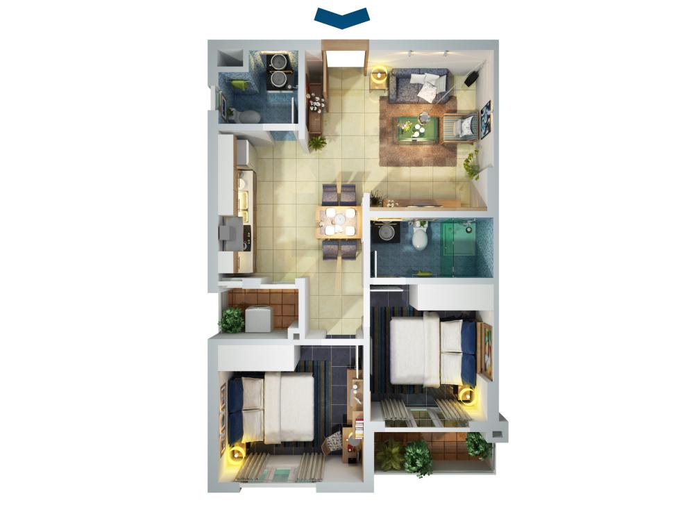 Thiết kế căn hộ B20