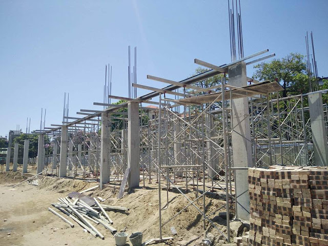 Dự án hiện đang thi công tầng 1