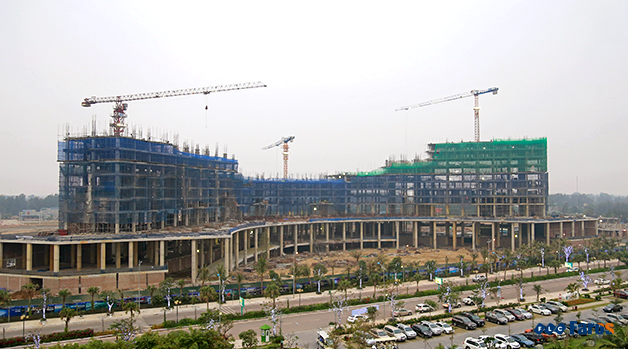 Dự án đang thi công phần thô