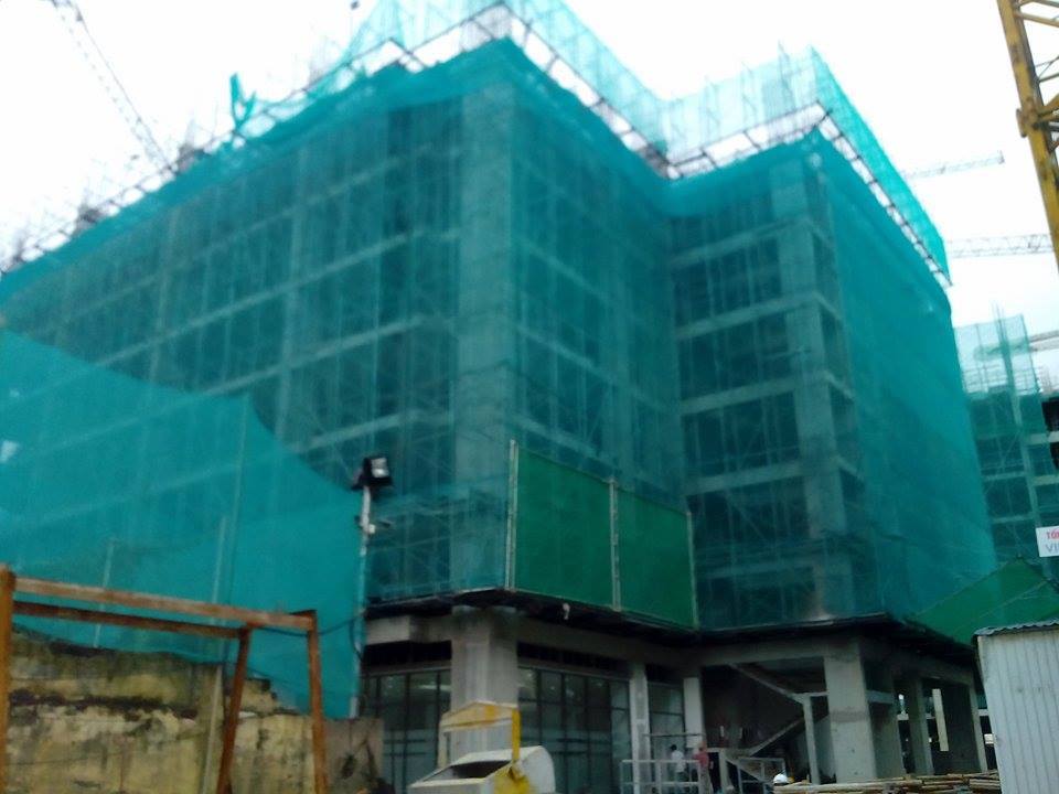 Dự án đang chuẩn bị đổ bê tông dầm sàn tầng 9