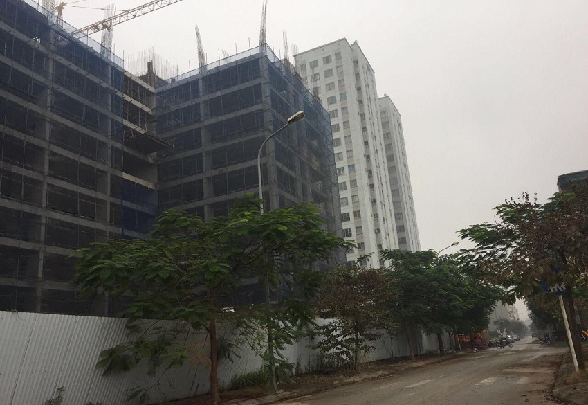 Dự án đang xây thô đến tầng 12