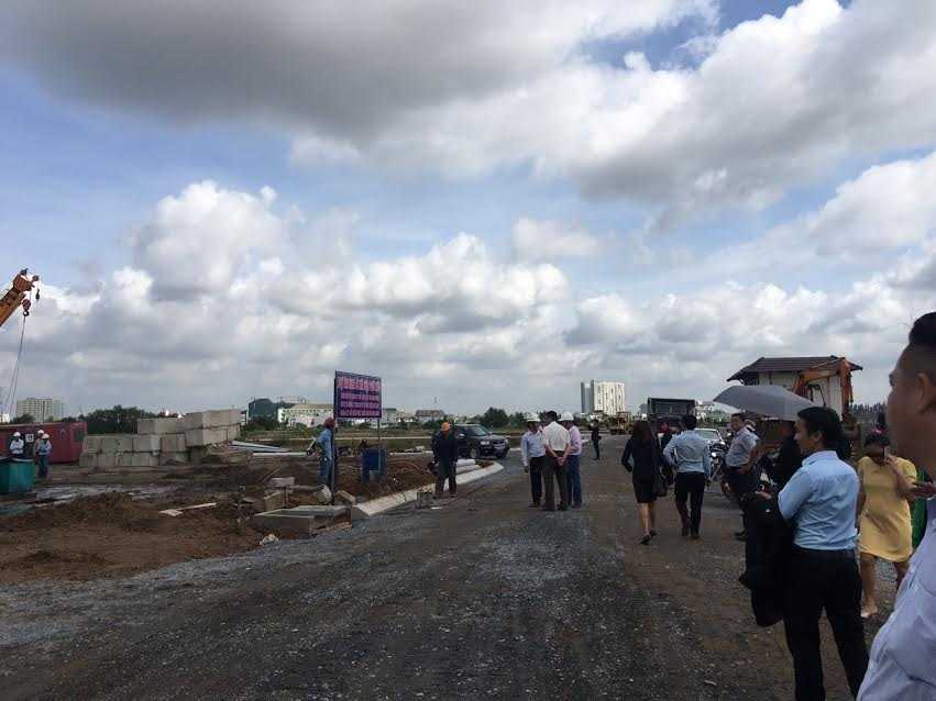 Dự án đang thi công móng