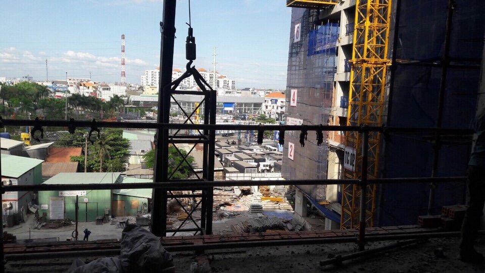 Dự án đang xây dựng đến tầng 11