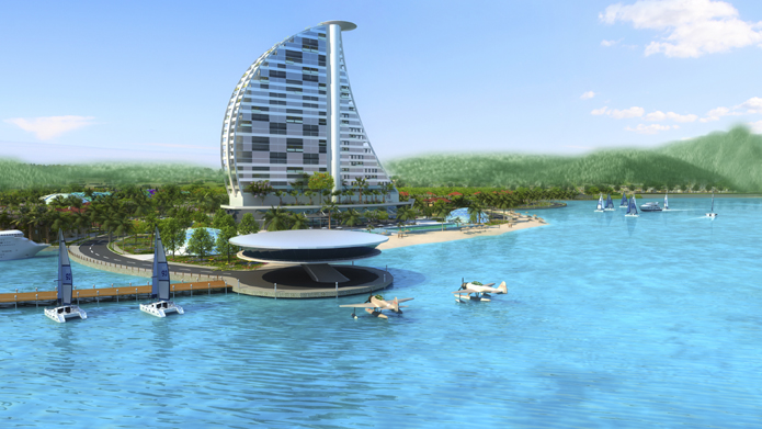Hạ tầng, quy hoạch của Đảo nhân tạo Hoa Phượng | ảnh 3
