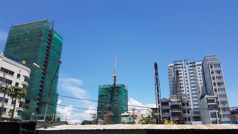 Dự án đang thi công phần thô