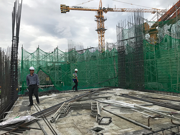 Dự án đang thi công tới tầng 29