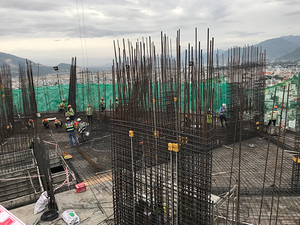 Dự án đang thi công tới tầng 29