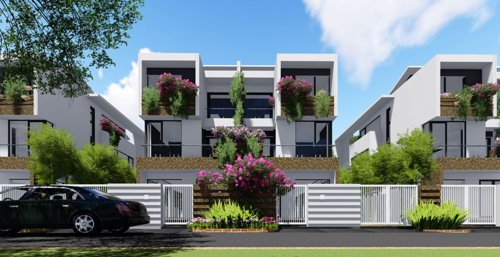 Biệt thự song lập Hoa Viên