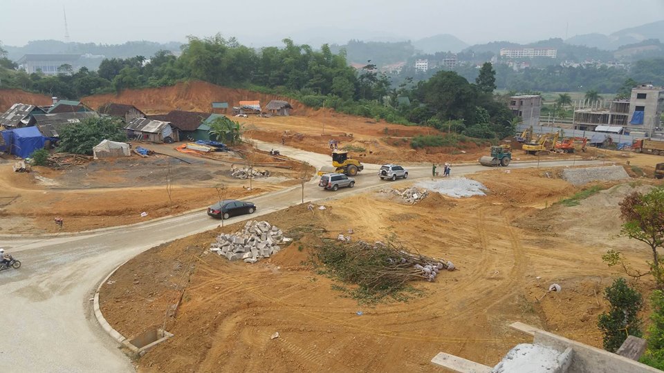 Dự án đang thi công hạ tầng