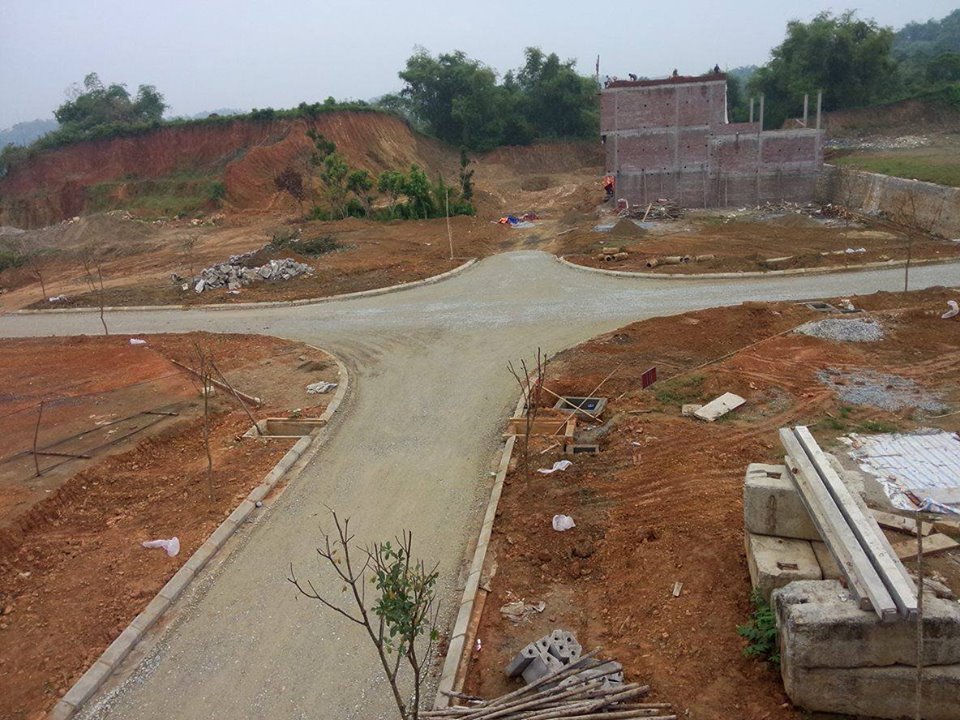 Dự án đang thi công hạ tầng