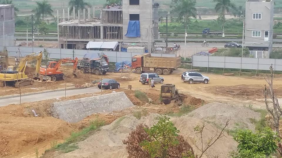 Dự án đang thi công hạ tầng