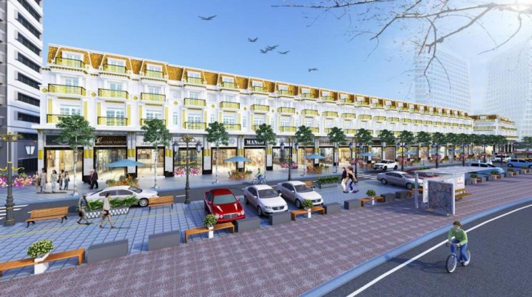 Khu nhà phố thương mại 24h Vạn Phúc