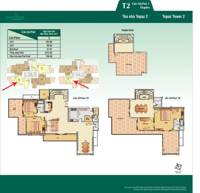 Thiết kế căn hộ 03 - tầng 33