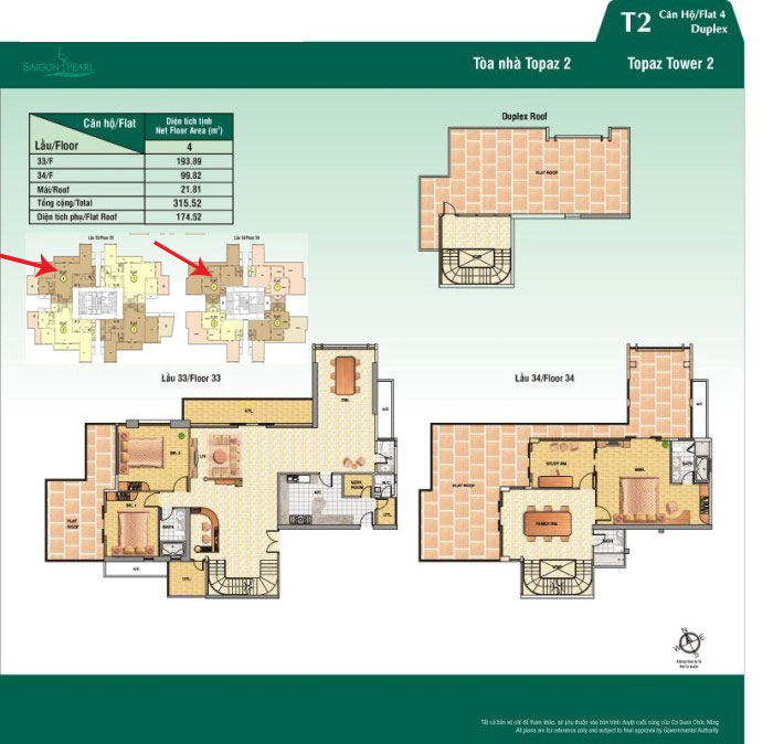 Thiết kế căn hộ 04 - tầng 34