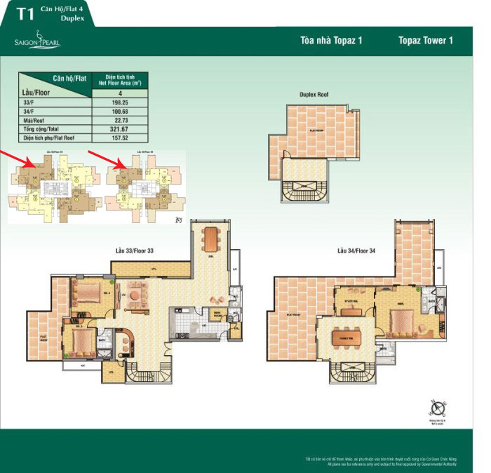 Thiết kế căn hộ 04 - tầng 33
