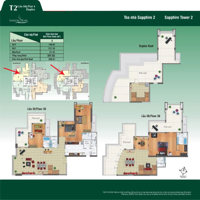 Thiết kế căn hộ 04 - tầng 36