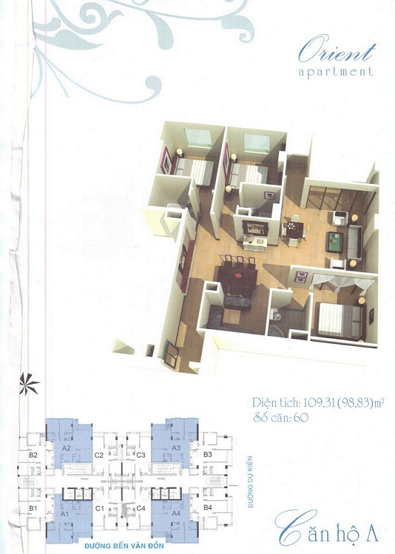 Thiết kế căn hộ A