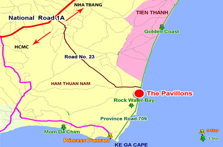 Vị trí của The Pavillons Villa & Resort | ảnh 1