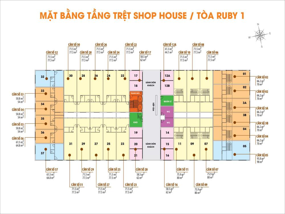 Tầng trệt Ruby 1