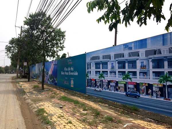 Dự án đang thi công hạ tầng