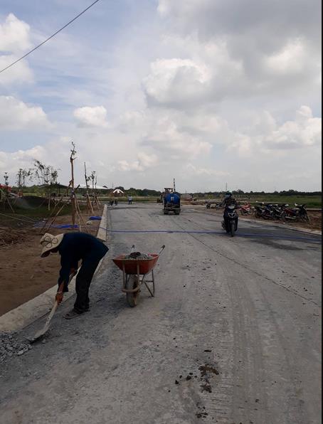 Dự án đang thi công hạ tầng