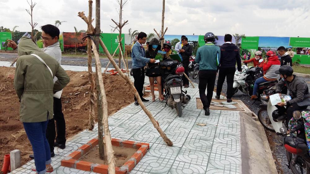 Dự án đang thi công hạ tầng