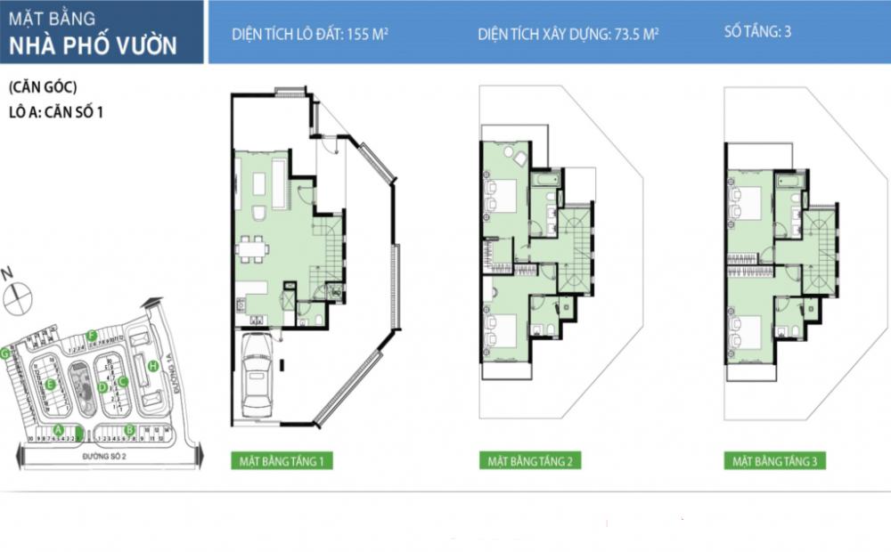 Thiết kế căn số 1 ( lô A )