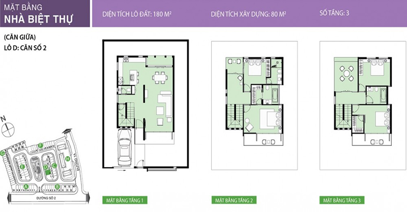 Thiết kế căn số 2 (lô D)