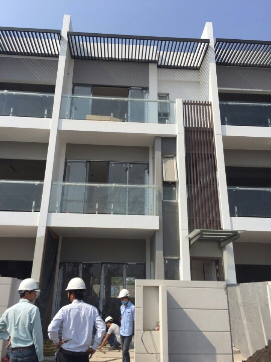 Lô A và B đã hoàn thiện gần xong, chuẩn bị bàn giao nhà