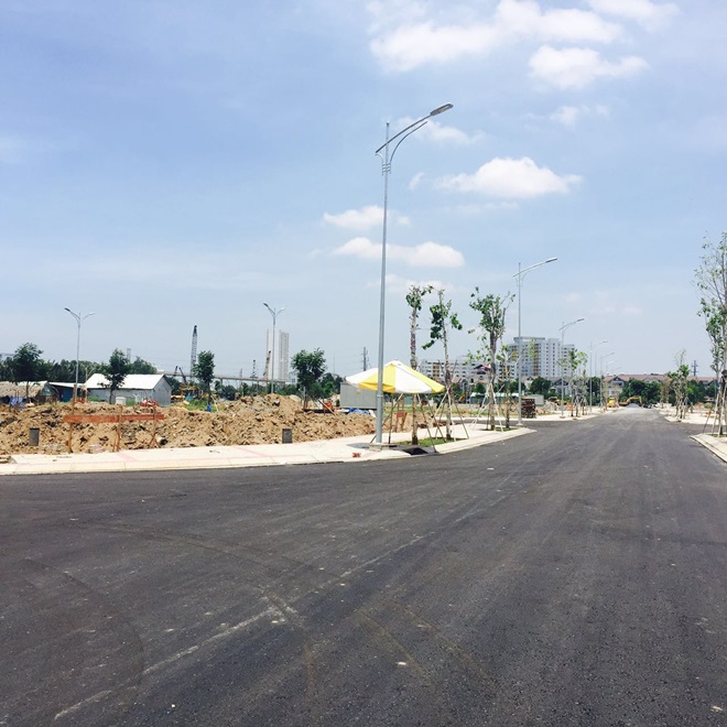 Gần hoàn thiện đường nội khu dự án Jamona Golden Silk