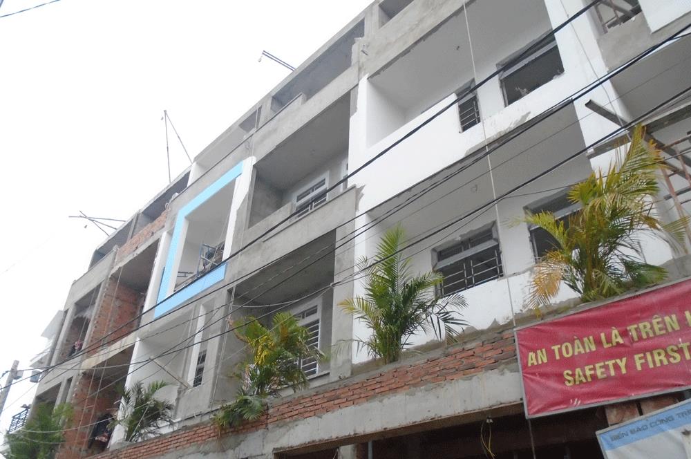 Dự án đã hoàn thiện xong phần thô và đang hoàn thiện phần bên trong