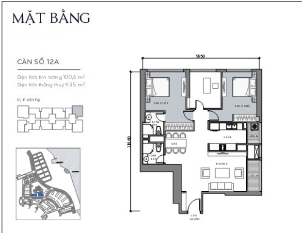 Thiết kế căn hộ 12A
