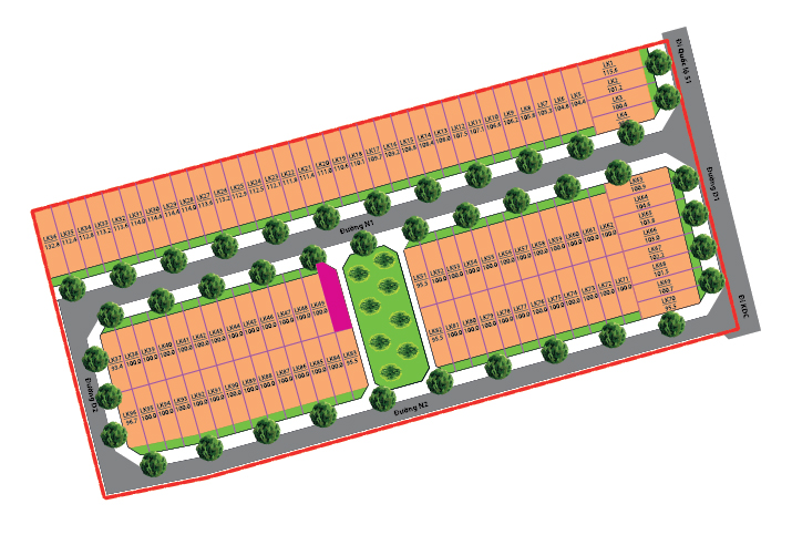 Tổng quan của Khu dân cư Ruby Town | ảnh 1