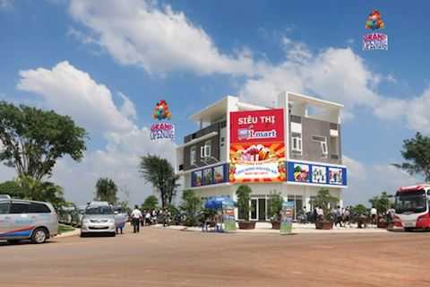 Dự án đang hoàn thiện mặt bằng