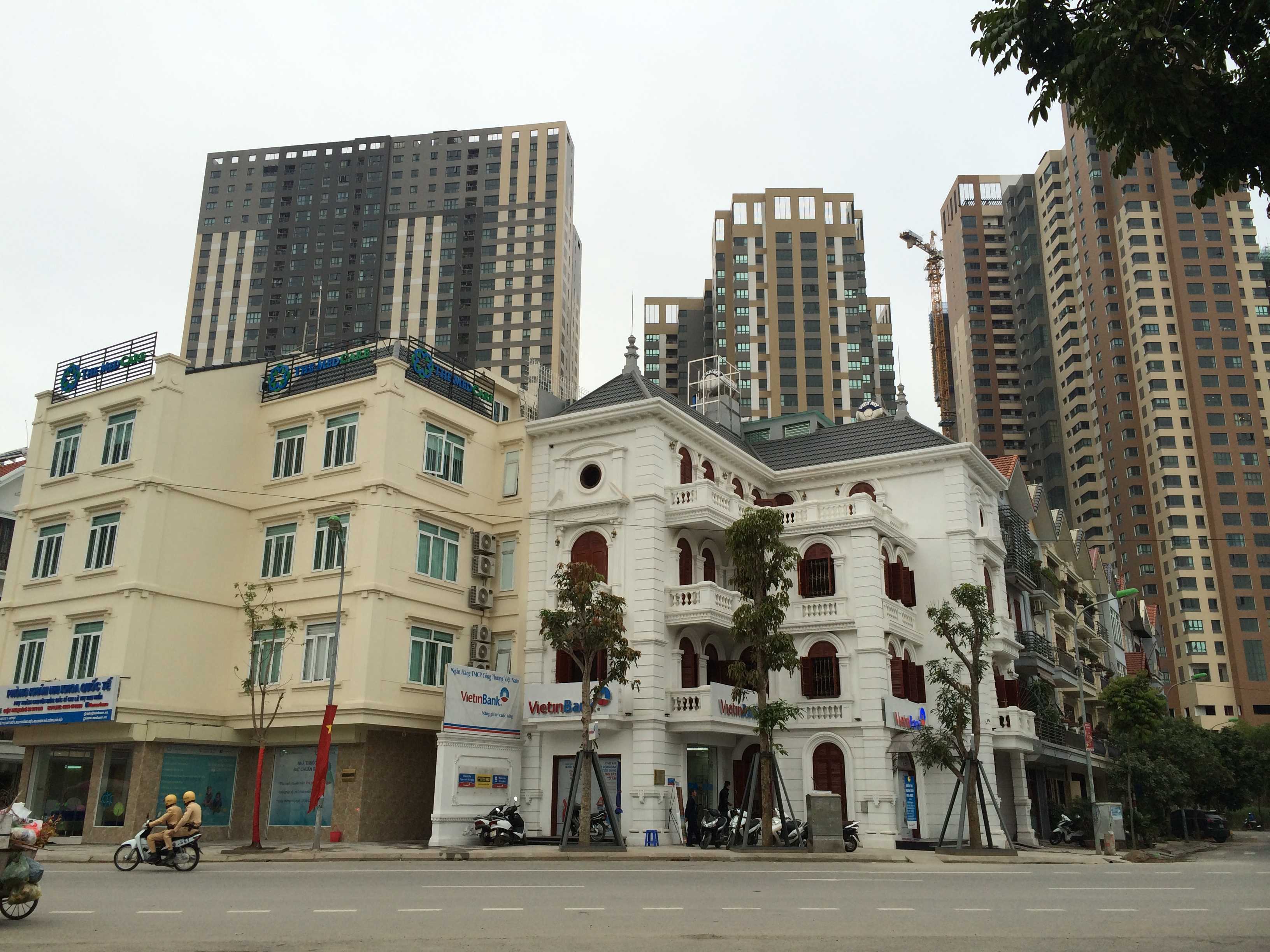 Biệt thự, liền kề và phố thương mại đã hoàn thành và sử dụng, các chung cư đang bắt đầu xây dựng