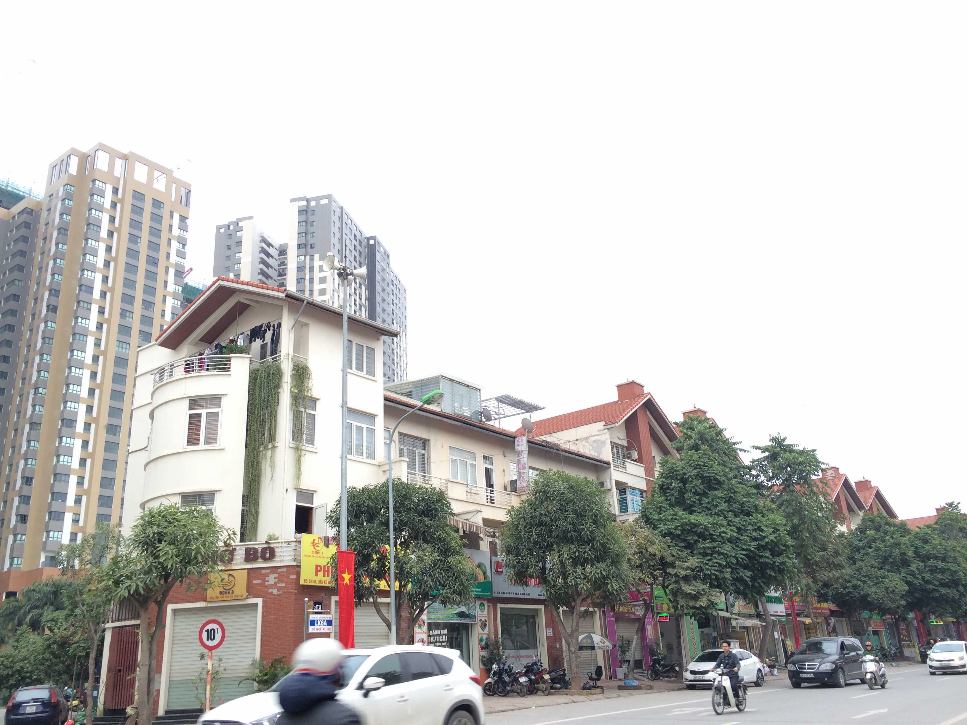 Biệt thự, liền kề và phố thương mại đã hoàn thành và sử dụng, các chung cư đang bắt đầu xây dựng