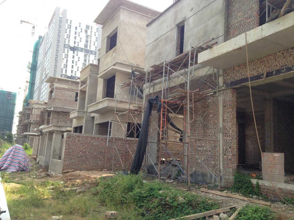 Khu BT5 đang thi công phần thô các căn biệt thự