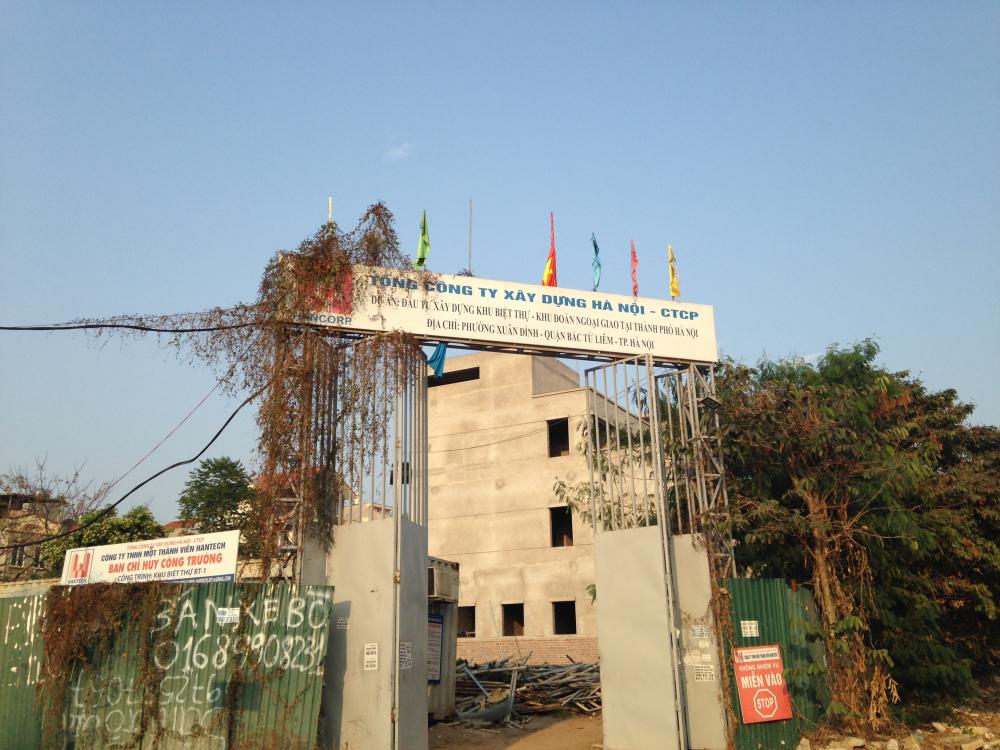 Khu BT1, BT2 vẫn đang trong quá trình hoàn thiện
