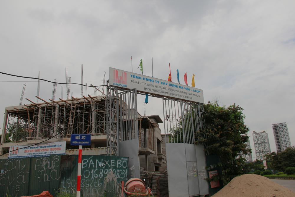 Khu BT1, BT2 đang trong quá trình thi công