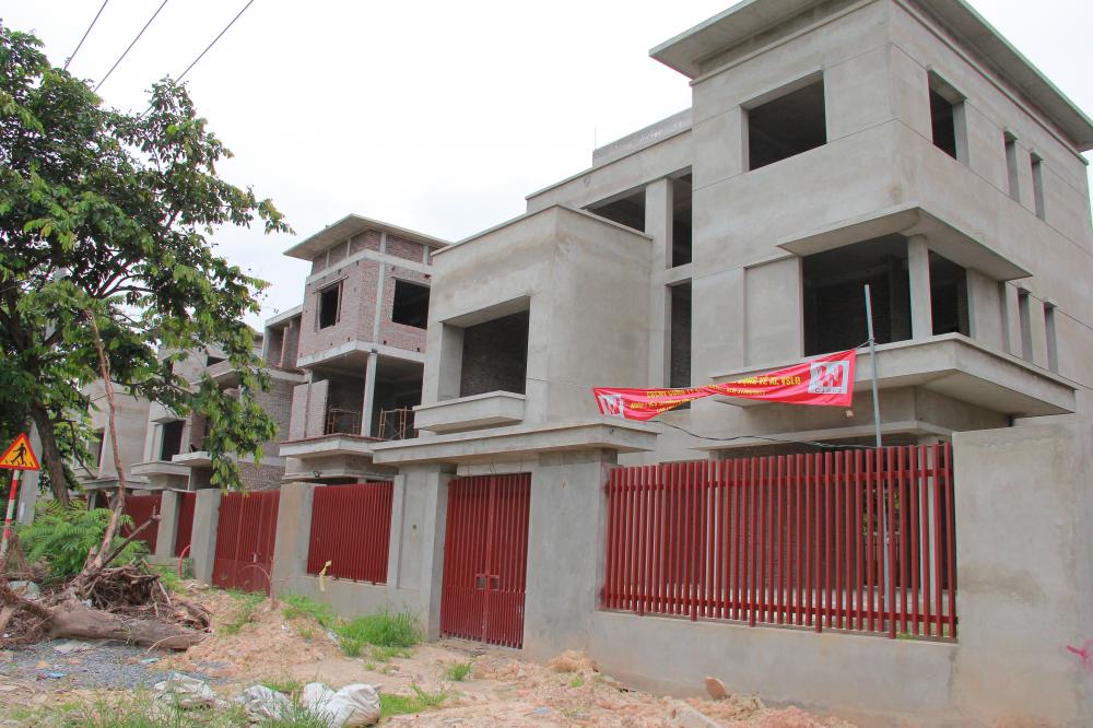 Khu BT1, BT2 đang trong quá trình thi công