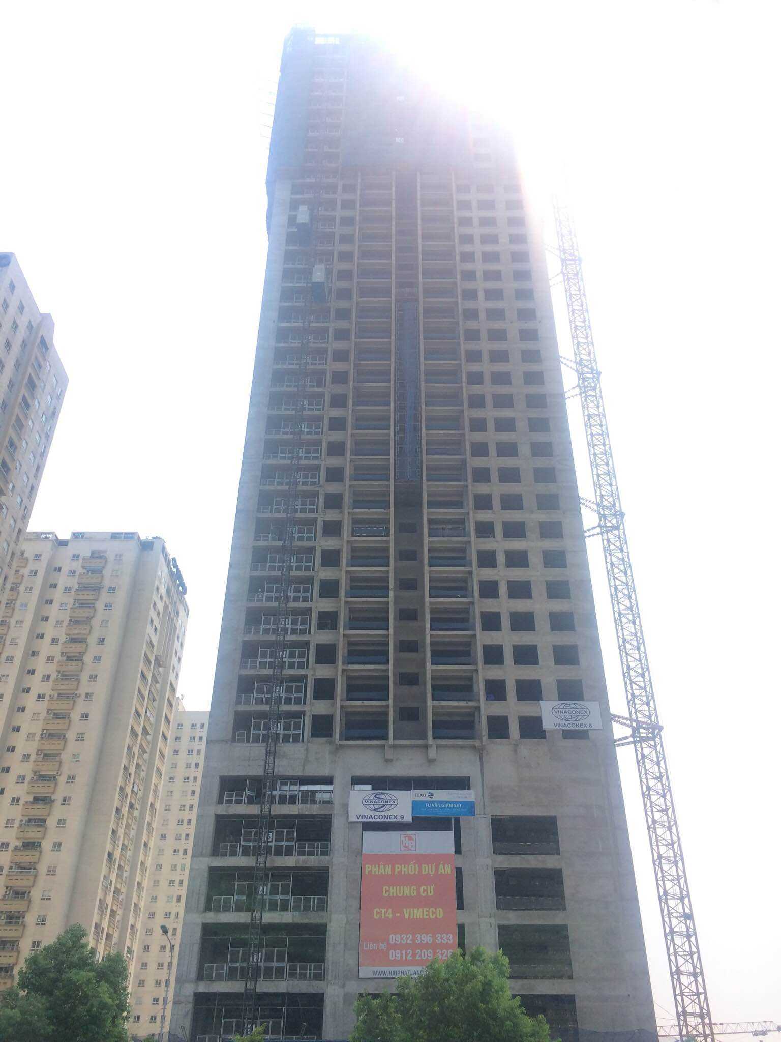 Dự án đang thi công phần thô