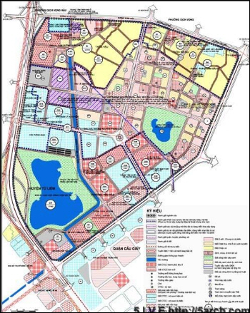 Hạ tầng, quy hoạch của Khu đô thị mới Cầu Giấy | ảnh 1