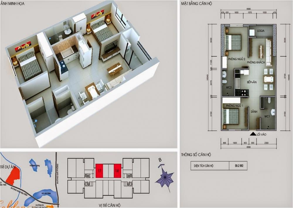 Thiết kế căn hộ 17-14