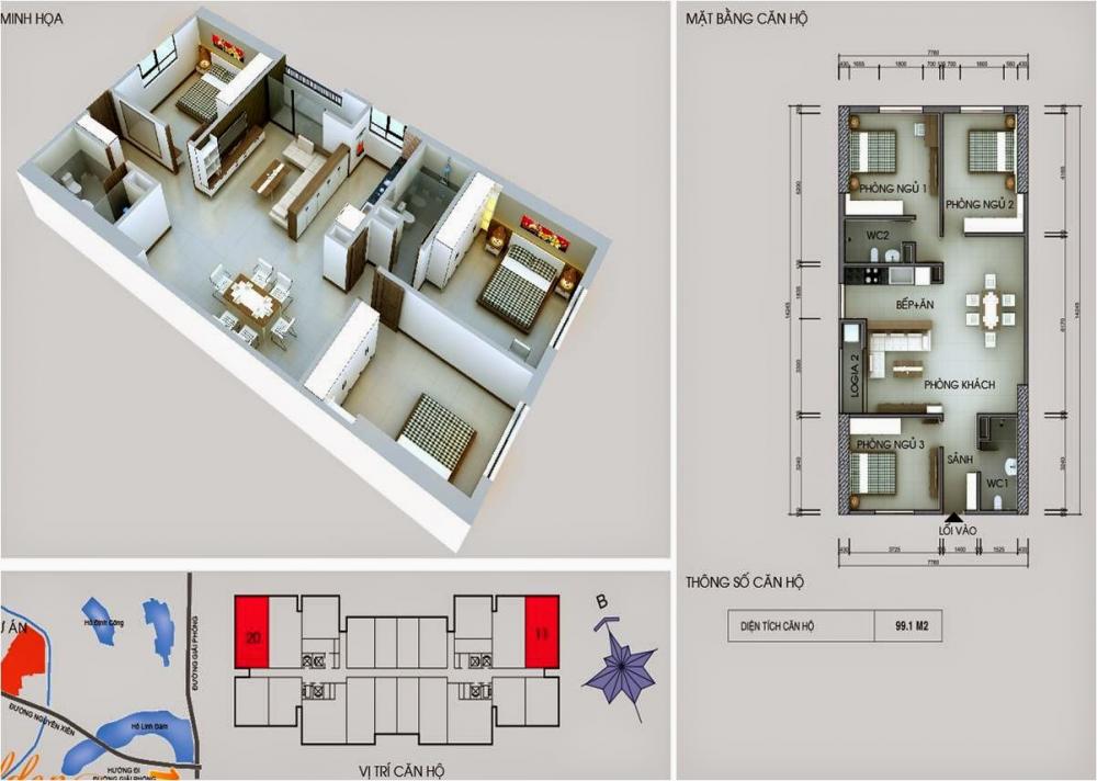 Thiết kế căn hộ 20-11
