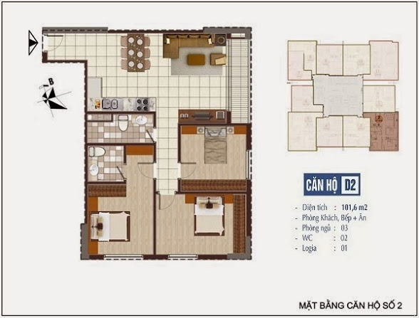 Thiết kế căn hộ D2