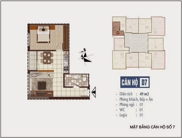 Thiết kế căn hộ D7