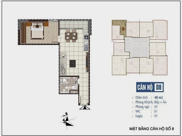 Thiết kế căn hộ D8