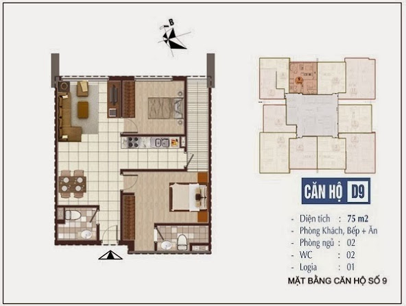 Thiết kế căn hộ D9